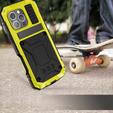 Obrnené puzdro pre iPhone 16 Pro, R-JUST, žlté