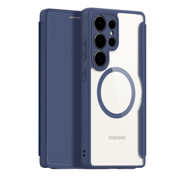 Dux Ducis Obal na mobil pre Samsung Galaxy S25 Ultra, Skin X Pro, MagSafe, tmavomodré