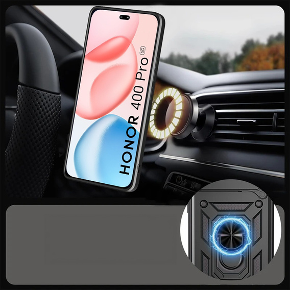 Obal na mobil pre Honor 400 Pro 5G, CamShield Slide, čierne