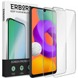 2x tvrdené sklo pre Samsung Galaxy A22 4G/M22, ERBORD 9H Hard Glass na displeji