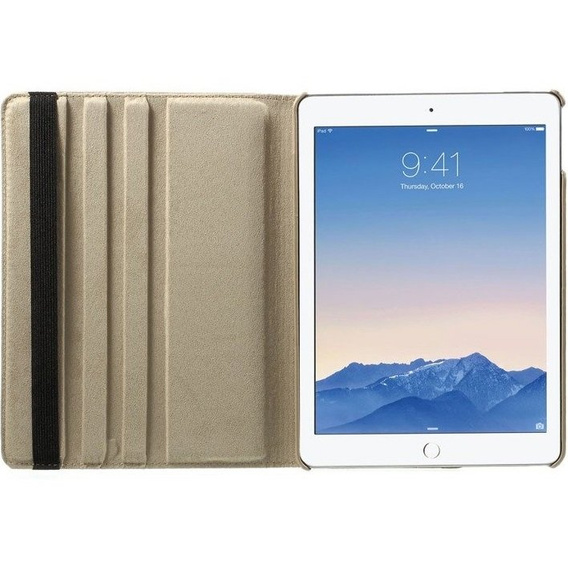 Puzdro pre iPad Air 2 9.7" 2014 TB330FU 10.95", otočné o 360°, zlaté