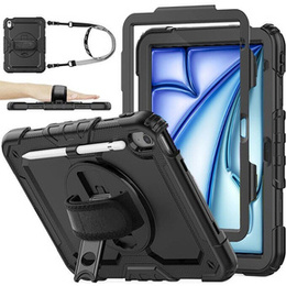 Puzdro pre Samsung Galaxy Tab A9+ X210 / X215 / X216B, pancierované ochranné, čierne