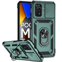 Obal na mobil pre Xiaomi Poco M4 Pro 4G, CamShield Slide, zelené