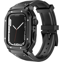 Silikónový remienok s puzdrom pre Apple Watch 1/2/3/4/5/6/7/8/9/10/SE/Ultra/Ultra 2 42/44/45/49MM