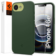 Spigen puzdro pre iPhone 16E, Nano Pop MagSafe, zelený + tvrdené sklo 9H