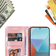 Klapkové puzdro pre Xiaomi Redmi Note 13 Pro 5G, Mandala, ružové rose gold