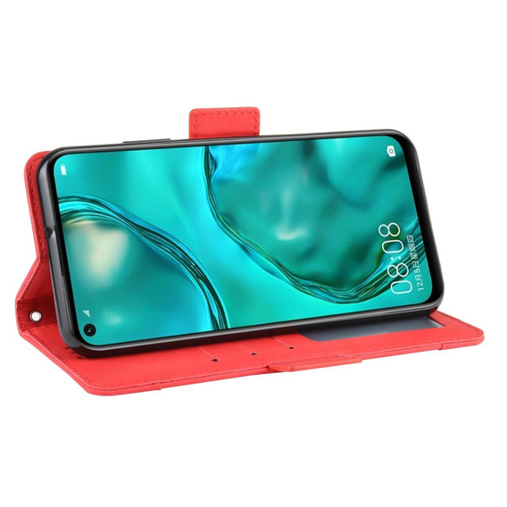 Klapkové puzdro pre Huawei P40 Lite, Card Slot, červené