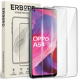 2x tvrdené sklo pre Oppo A54 5G/A74 5G/A93 5G, ERBORD 9H Hard Glass na displeji