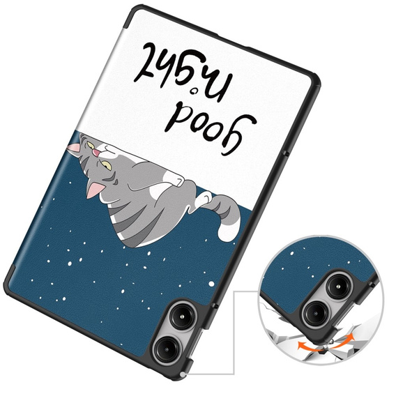 Puzdro pre Xiaomi Redmi Pad Pro / Xiaomi Poco Pad, Smartcase, cat
