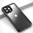 Vodotesné puzdro IP68 pre iPhone 13 Pro Max, Redpepper Pro, čierne