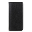 Flipové puzdro pre Samsung Galaxy S25 Edge, Split Leather, čierne