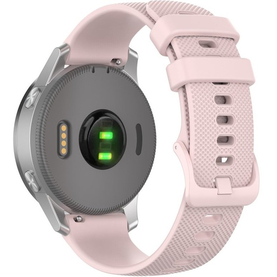 Pasek Silikonowy 18mm do Garmin Vivomove 3S / Vivoactive 4S, Pink