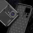 Obal na mobil pre Xiaomi 12T, Carbon Gel, čierne
