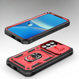 Obal na mobil pre Samsung Galaxy A54 5G, CamShield Slide, červené / čierne