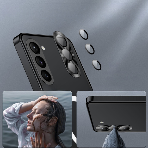 Ochranné puzdro na fotoaparát pre Samsung Galaxy S23 Plus, CamShield MagSafe, transparentné / čierne