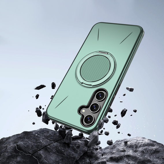 Puzdro MagSafe s podstavcom pre Samsung Galaxy A57 5G, zelené