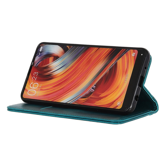 Obal na mobil pre Xiaomi 14T Pro, Wallet Litchi Leather, zelený