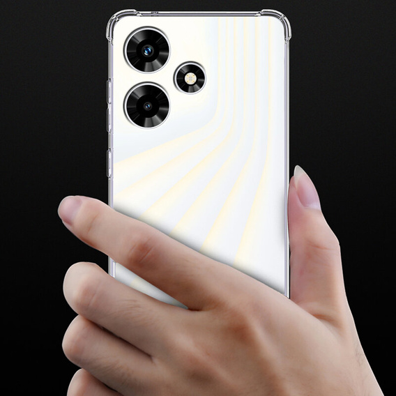 Obal na mobil pre Infinix Hot 30 4G, Dropproof, priehľadné