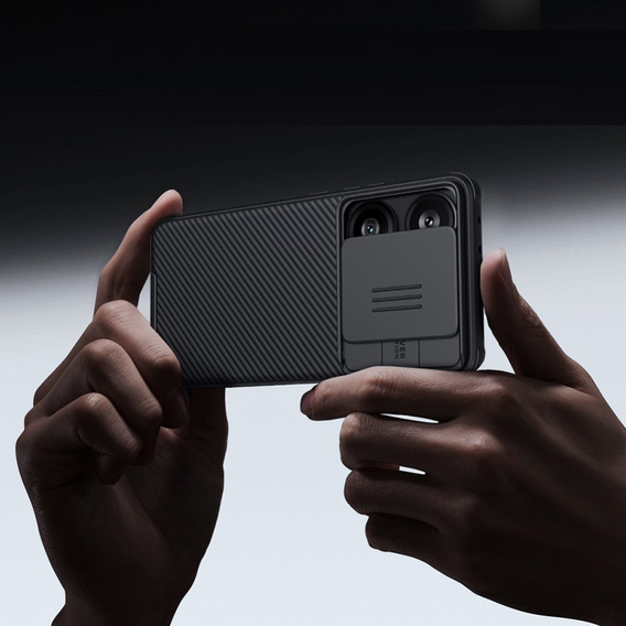 Puzdro pre Xiaomi Poco F6, pancierované Nillkin, CamShield Pro, čierne