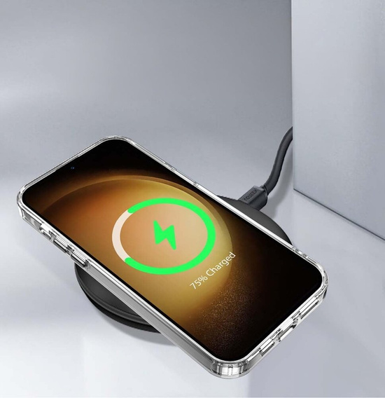 Obal na mobil pre Oppo Reno 12 Pro, Fusion Hybrid, priehľadné