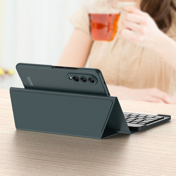 Puzdro + klávesnica Samsung Galaxy Z Fold4 5G, Carbon Fiber, čierne