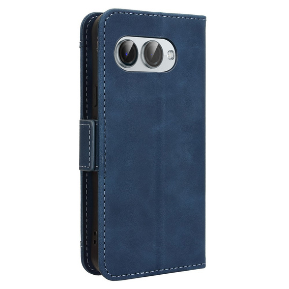 Klapkové puzdro pre T Phone 3 5G, Card Slot, tmavomodré