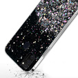 Obal na mobil pre Samsung Galaxy M21, Glittery, čierne