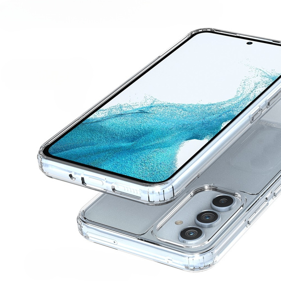 Obal na mobil pre Samsung Galaxy A54 5G, Fusion Hybrid, priehľadné