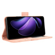Klapkové puzdro pre Oppo Reno 13F / Oppo Reno 13FS, Card Slot, ružové