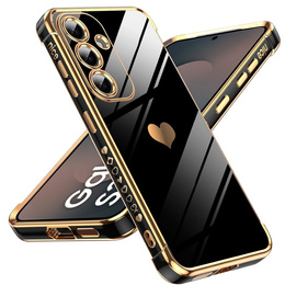 Obal na mobil pre Samsung Galaxy S25 FE, Electro heart, čierne