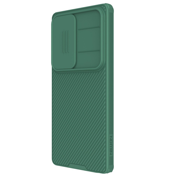 Puzdro pre Samsung Galaxy S25 Ultra, pancierované Nillkin, CamShield Pro, zelený