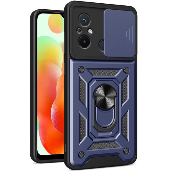 Obal na mobil pre Xiaomi Redmi 12C, CamShield Slide, modré