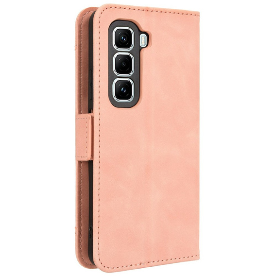 Klapkové puzdro pre Infinix Hot 50 Pro 4G, Card Slot, ružové