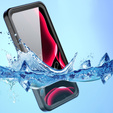 Vodotesné puzdro IP68 pre iPhone 13 Pro Max, Redpepper Pro, čierne