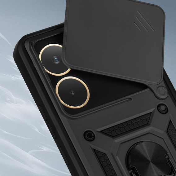 Obal na mobil pre Oppo A5 Pro 5G, CamShield Slide, čierne