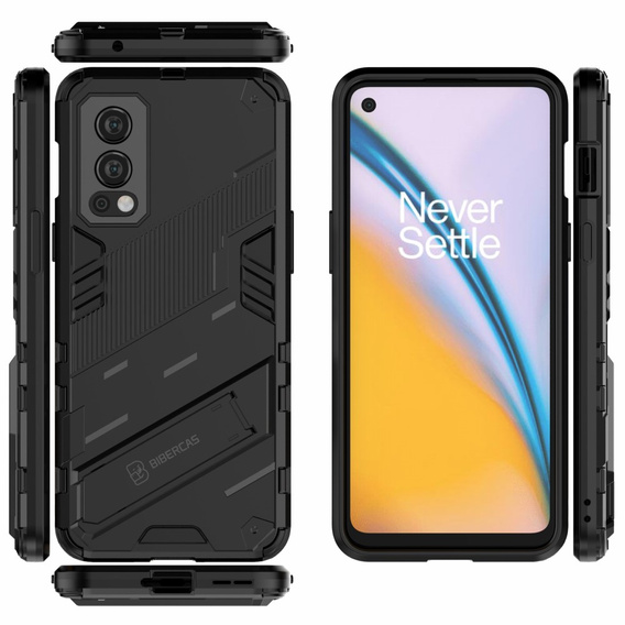 Puzdro pre OnePlus Nord 2 5G, Military kickstand, modré