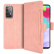Klapkové puzdro pre Samsung Galaxy A72 5G, Card Slot, ružové