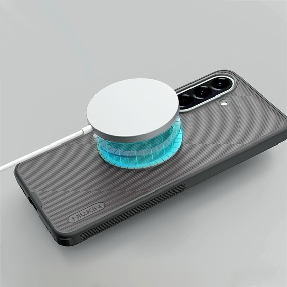 NILLKIN Frosted Shield Pro MagSafe puzdro pre Samsung Galaxy A57 5G, priehľadné/čierne