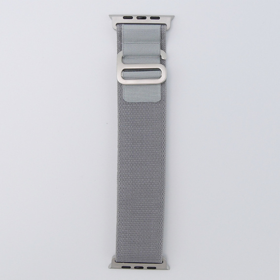 Nylonový remienok pre Apple Watch 1/2/3/4/5/6/7/8/SE/ULTRA 42/44/45/49 mm, sivý