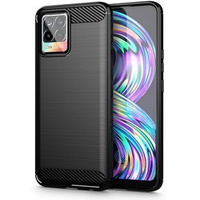 Obal na mobil pre Realme 8 / 8 Pro, Carbon, čierne