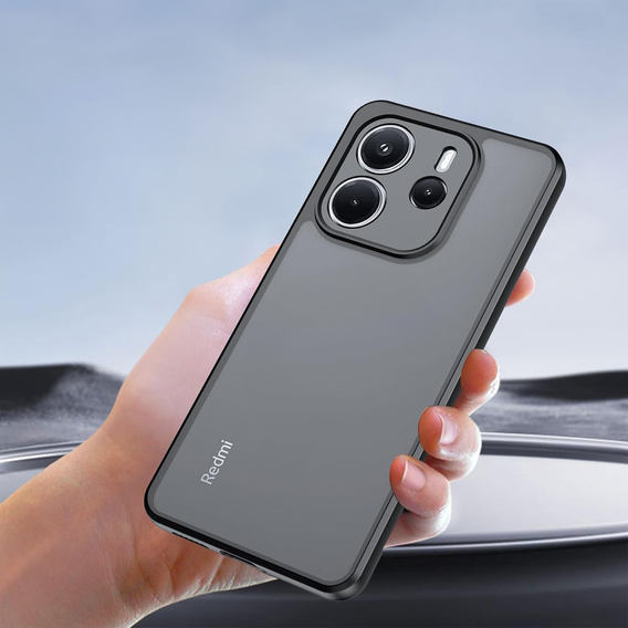 Obal na mobil pre Xiaomi Redmi Note 14 4G, Fusion Hybrid, priehľadné