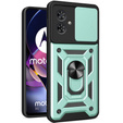 Obal na mobil pre Motorola Moto G54 5G, CamShield Slide, zelené