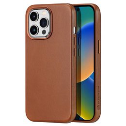 Obal na mobil pre iPhone 14 Pro, Dux Ducis Max Naples, hnedé
