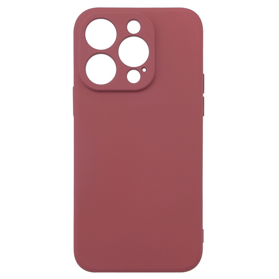 Obal na mobil pre iPhone 15 Pro, Silicone Lite, červené