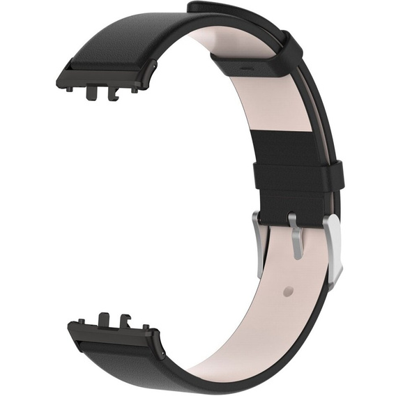 Kožený remienok pre Samsung Galaxy Fit 3, čierny