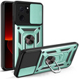 Obal na mobil pre Xiaomi 13T / 13T Pro, CamShield Slide, zelený