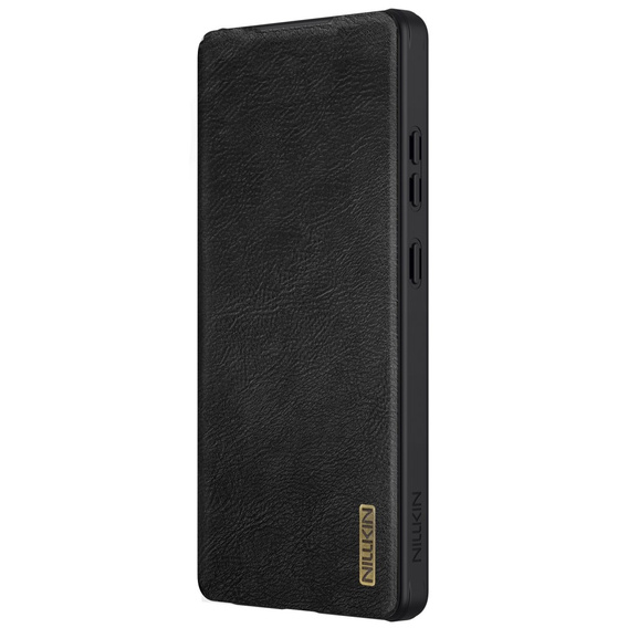 Flipové puzdro NILLKIN pre Samsung Galaxy S25 Ultra, CamShield Qin Pro, kožené, čierne