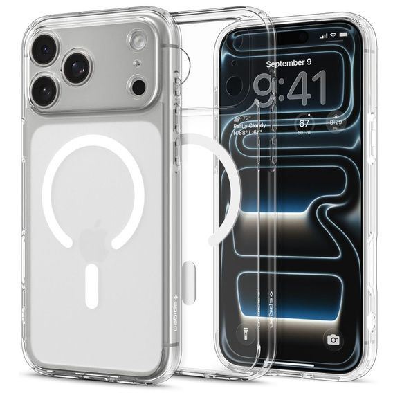 Spigen Ultra Hybrid Mag puzdro s MagSafe pre iPhone 17 Pro