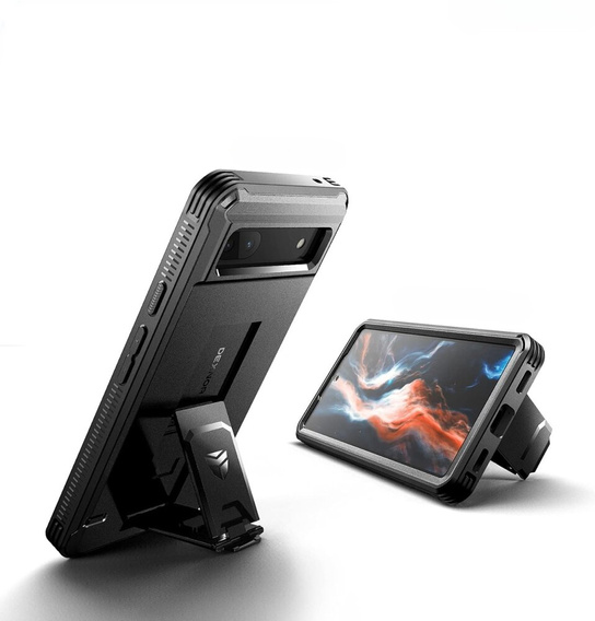 Obrnené puzdro pre Google Pixel 6a, Dexnor Full Body, čierne