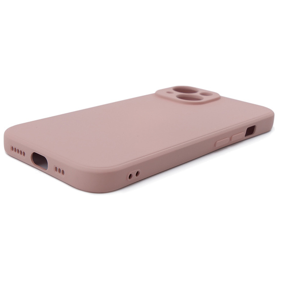 Obal na mobil pre iPhone 15 Plus, Silicone Lite, oranžové